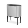 Kosz TOUCH BIN BO 3x11L Matt Steel FPP